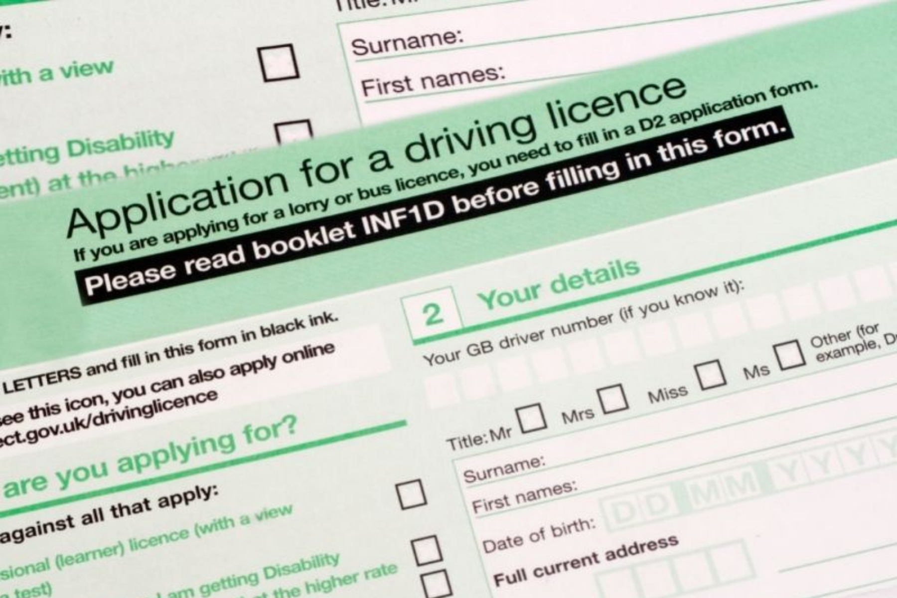 Renew Driving Licence When Over 70