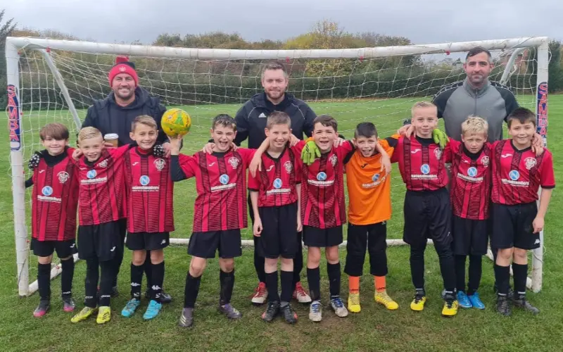 National Numbers Sponsors Thornaby Town FC Under 10s